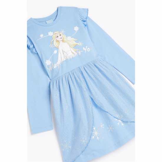Детски поли и рокли Character Frozen Longsleeve Party Dress Infants Character Frozen Longsleeve Party Dress Infants Детски поли и рокли