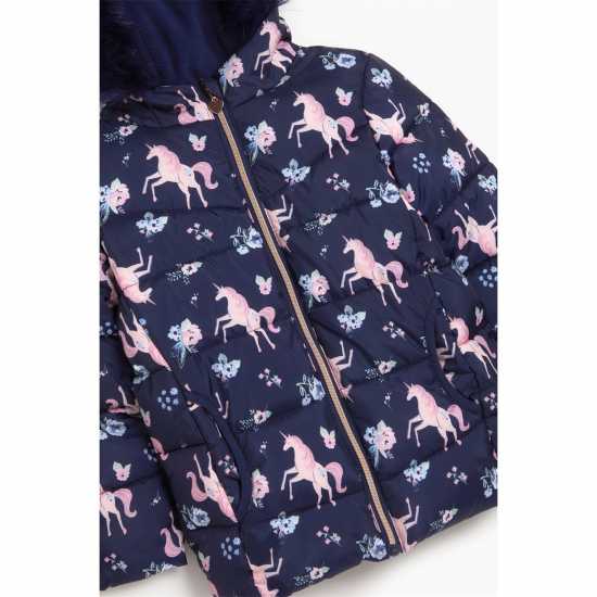 Ватирано Яке Be You Girls Unicorn Padded Jacket  - Детски якета и палта