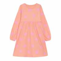 Girls Wow Buy Polka Dot Dress Orange/pink