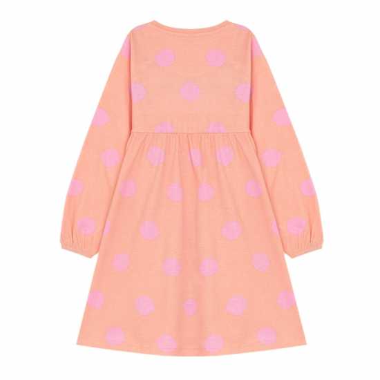 Girls Wow Buy Polka Dot Dress Orange/pink  Детски поли и рокли
