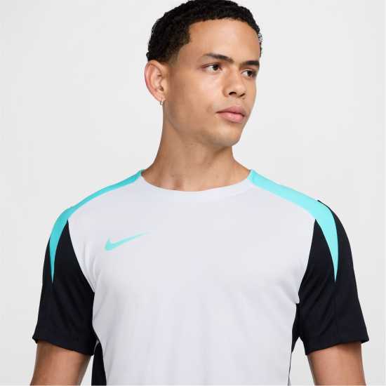 Мъжки тениски и фланелки Nike Strike Short-Sleeve Football Top Adults Сиво/Синьо Nike Strike Short-Sleeve Football Top Adults Сиво/Синьо Мъжки тениски и фланелки
