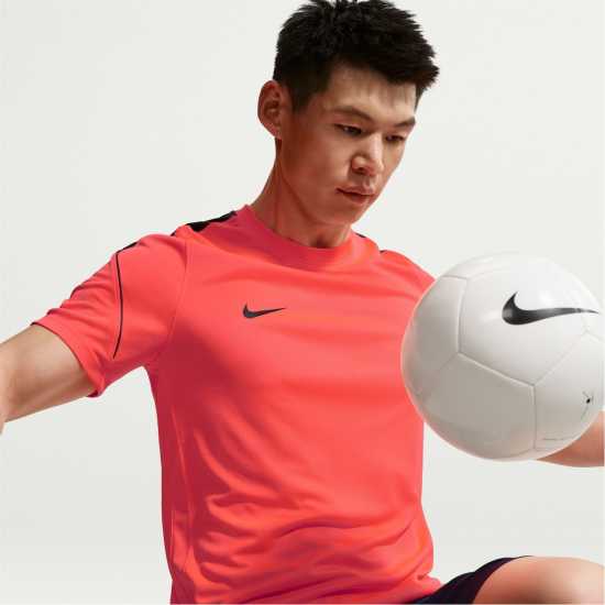 Nike Strike Short-Sleeve Football Top Adults Hot Lava 