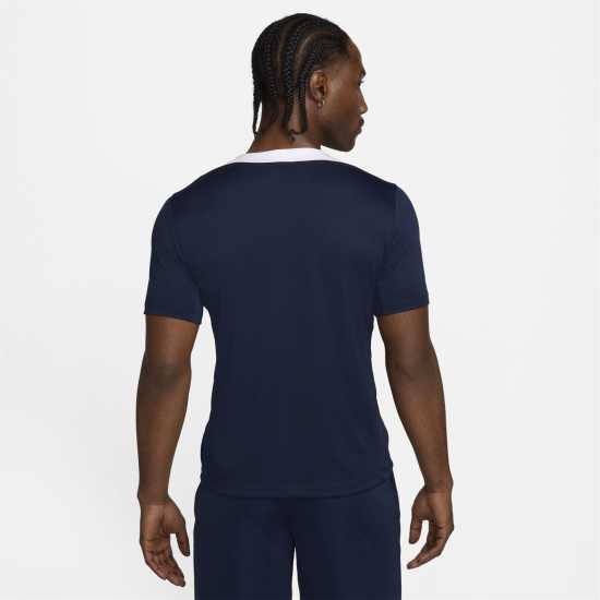 Nike Strike Short-Sleeve Football Top Adults Obsidian/white 