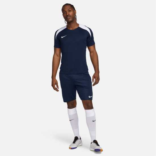 Nike Strike Short-Sleeve Football Top Adults Obsidian/white 