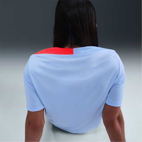 Nike Strike Short-Sleeve Football Top Adults Blue/Red Мъжки тениски и фланелки