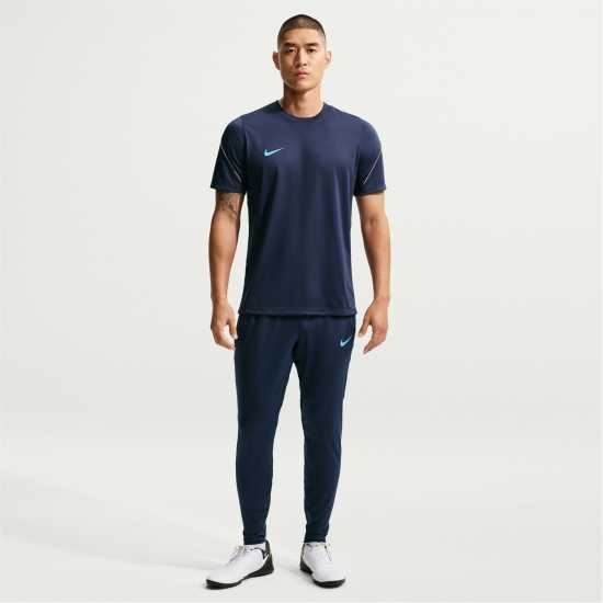 Nike Strike Short-Sleeve Football Top Adults Midnight Navy 