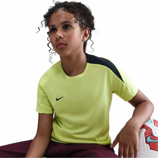 Nike Strike Short-Sleeve Football Top Juniors Светлина 