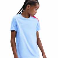 Nike Strike Short-Sleeve Football Top Juniors Blue/Red Детски тениски и фланелки
