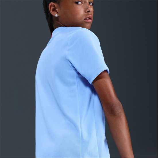 Nike Strike Short-Sleeve Football Top Juniors Blue/Red Детски тениски и фланелки