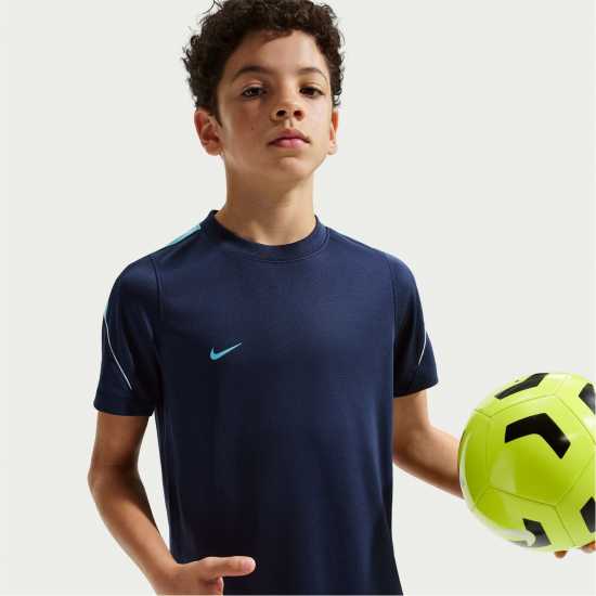 Nike Strike Short-Sleeve Football Top Juniors Midnight Navy Nike Strike Short-Sleeve Football Top Juniors Midnight Navy