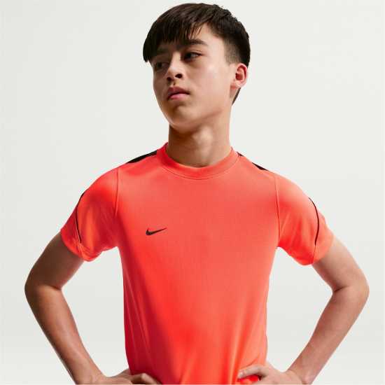 Nike Strike Short-Sleeve Football Top Juniors Hot Lava Nike Strike Short-Sleeve Football Top Juniors Hot Lava
