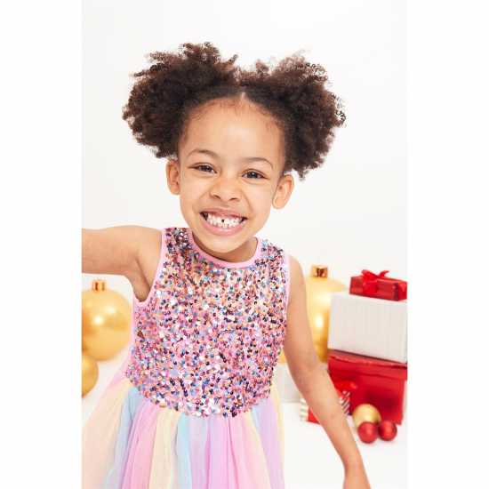 Be You Younger Girls Sequin Tulle Party Dress Be You Younger Girls Sequin Tulle Party Dress