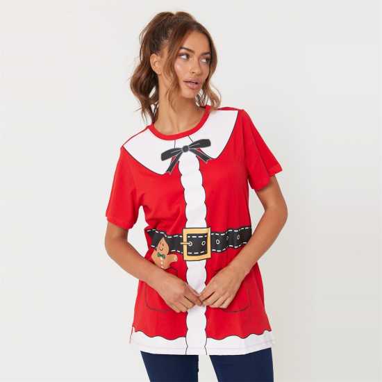 Дамски тениски и фланелки Be You Mrs Claus T-Shirt Be You Mrs Claus T-Shirt Дамски тениски и фланелки