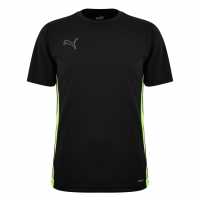 Puma Мъжка Риза Finesse Training Shirt Mens Черно/Жълто Мъжки тениски с яка