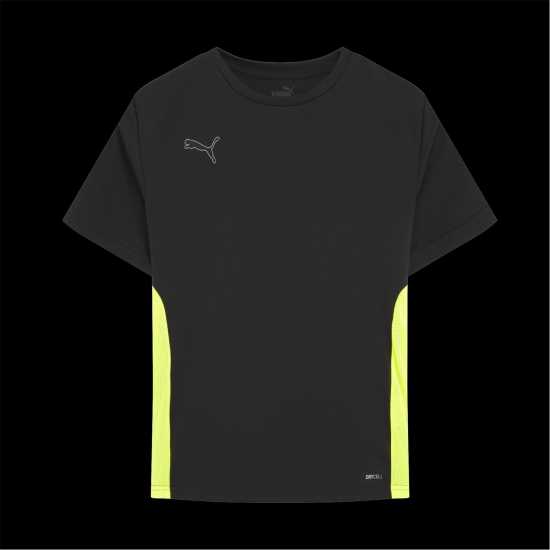 Детски тениски и фланелки Puma Finesse Training Shirt Juniors Черно/Жълто Puma Finesse Training Shirt Juniors Черно/Жълто Детски тениски и фланелки