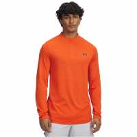 Under Armour Rush Long-Sleeve Performance Gym Top Оранжева основа 