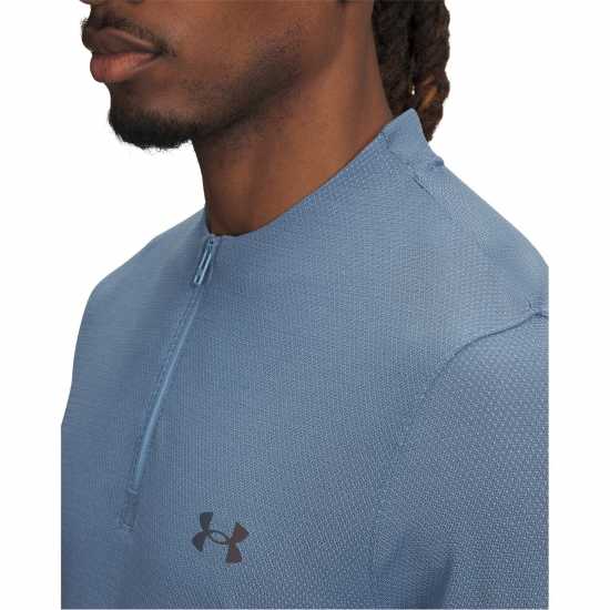 Under Armour Rush Long-Sleeve Performance Gym Top Сино Димчане 