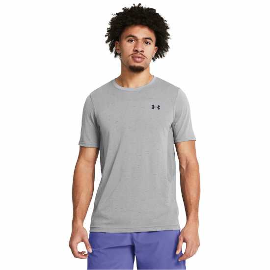 Under Armour Мъжка Риза Vanish Seamless T-Shirt Mens Моден сиво/черно Мъжки тениски и фланелки