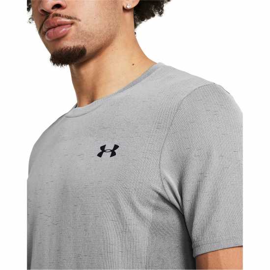 Under Armour Мъжка Риза Vanish Seamless T-Shirt Mens Моден сиво/черно Мъжки тениски и фланелки