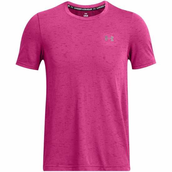 Under Armour Мъжка Риза Vanish Seamless T-Shirt Mens Astro Pink 
