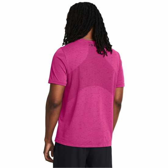 Under Armour Мъжка Риза Vanish Seamless T-Shirt Mens Astro Pink 