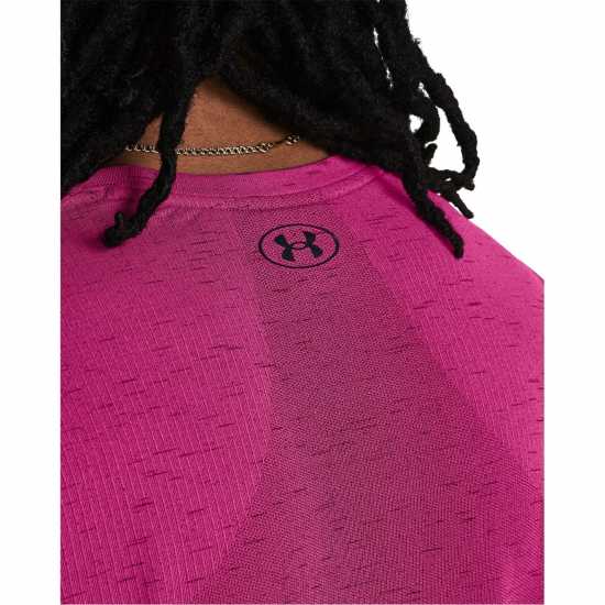 Under Armour Мъжка Риза Vanish Seamless T-Shirt Mens Astro Pink 