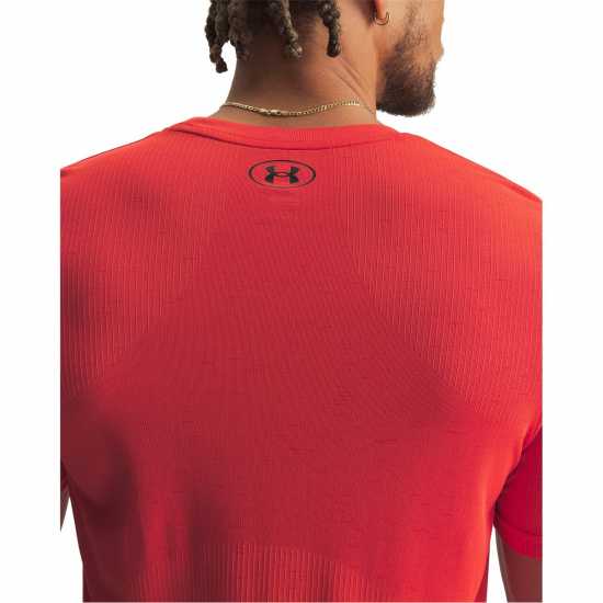 Under Armour Мъжка Риза Vanish Seamless T-Shirt Mens Venom Red 