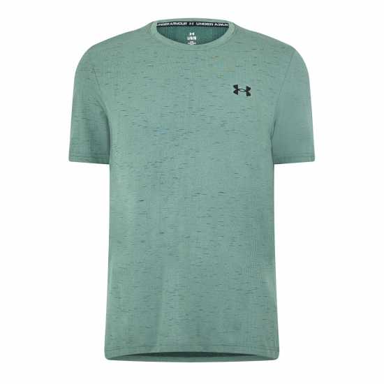 Under Armour Мъжка Риза Vanish Seamless T-Shirt Mens Зелено/Черно Мъжки тениски и фланелки