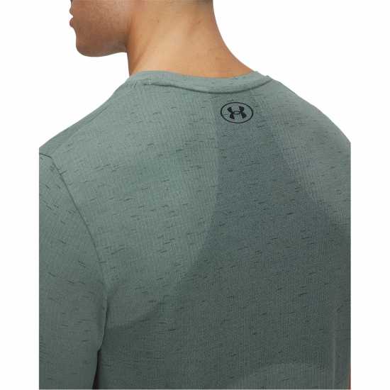 Under Armour Мъжка Риза Vanish Seamless T-Shirt Mens Зелено/Черно Мъжки тениски и фланелки