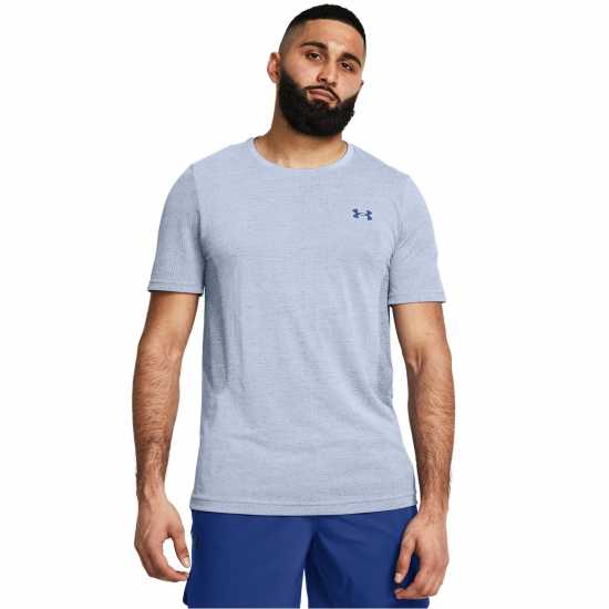 Under Armour Мъжка Риза Vanish Seamless T-Shirt Mens Blue Мъжки тениски и фланелки