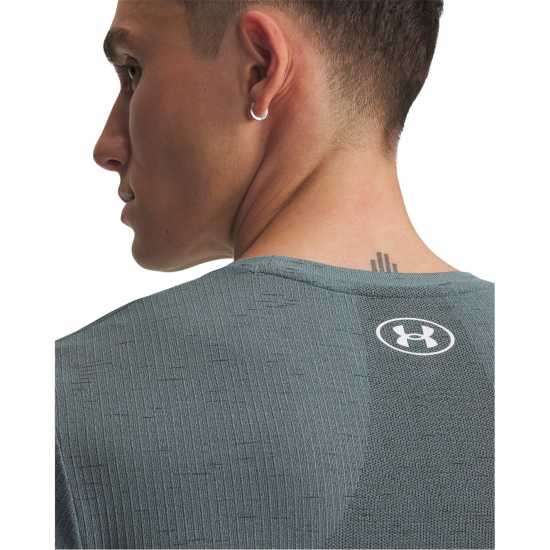 Мъжки тениски и фланелки Under Armour Мъжка Риза Vanish Seamless T-Shirt Mens Jasper Blue Under Armour Мъжка Риза Vanish Seamless T-Shirt Mens Jasper Blue Мъжки тениски и фланелки