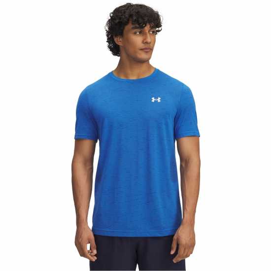 Under Armour Мъжка Риза Vanish Seamless T-Shirt Mens Blue Atlantis Мъжки тениски и фланелки