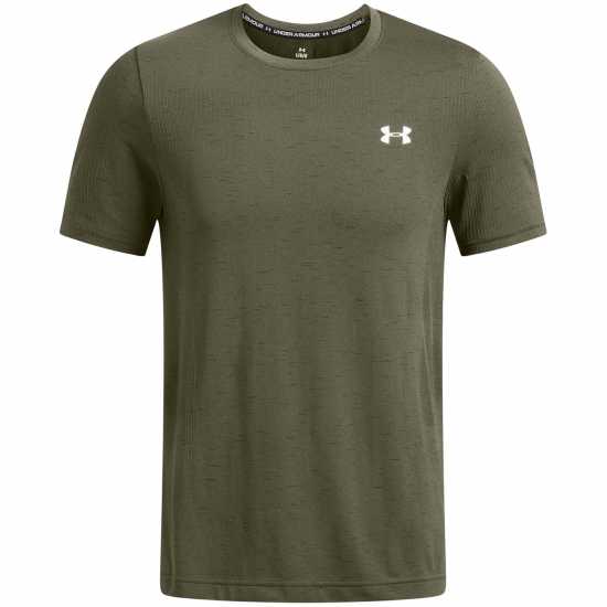 Мъжки тениски и фланелки Under Armour Мъжка Риза Vanish Seamless T-Shirt Mens Marine OD Green Under Armour Мъжка Риза Vanish Seamless T-Shirt Mens Marine OD Green Мъжки тениски и фланелки