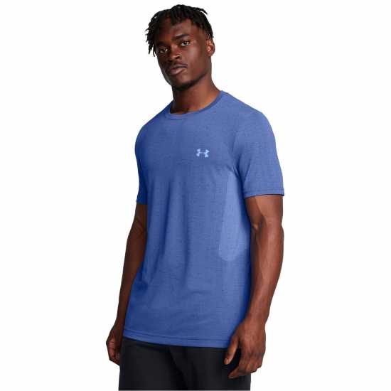 Under Armour Мъжка Риза Vanish Seamless T-Shirt Mens Синьо Under Armour Мъжка Риза Vanish Seamless T-Shirt Mens Синьо