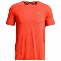 Under Armour Мъжка Риза Vanish Seamless T-Shirt Mens Оранжево Мъжки тениски и фланелки