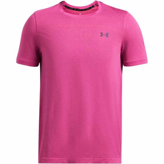 Under Armour Rush Seamless Short-Sleeve Performance Gym Top Розово/Феникс/Черно Under Armour Rush Seamless Short-Sleeve Performance Gym Top Розово/Феникс/Черно