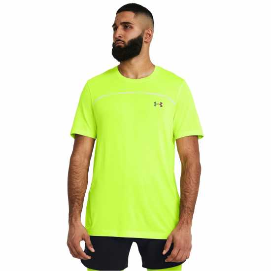 Under Armour Rush Seamless Short-Sleeve Performance Gym Top Жълто 