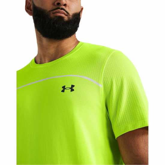 Under Armour Rush Seamless Short-Sleeve Performance Gym Top Жълто 