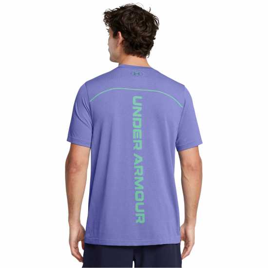 Under Armour Rush Seamless Short-Sleeve Performance Gym Top Пряк/Зелен/Черен Under Armour Rush Seamless Short-Sleeve Performance Gym Top Пряк/Зелен/Черен