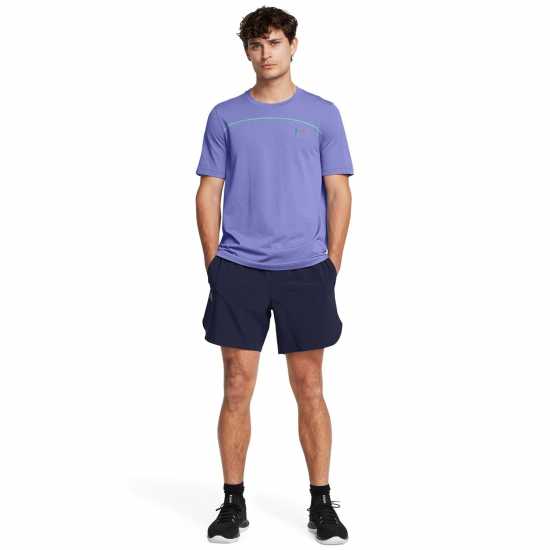 Under Armour Rush Seamless Short-Sleeve Performance Gym Top Пряк/Зелен/Черен Under Armour Rush Seamless Short-Sleeve Performance Gym Top Пряк/Зелен/Черен