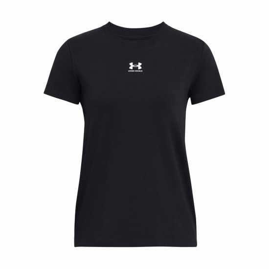 Дамски тениски и фланелки Under Armour Rival Core Short Sleeve Womens Черно Under Armour Rival Core Short Sleeve Womens Черно Дамски тениски и фланелки