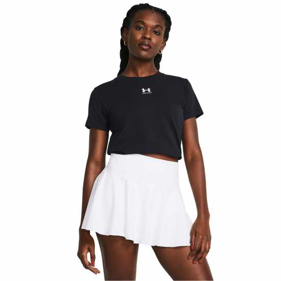 Дамски тениски и фланелки Under Armour Rival Core Short Sleeve Womens Черно Under Armour Rival Core Short Sleeve Womens Черно Дамски тениски и фланелки