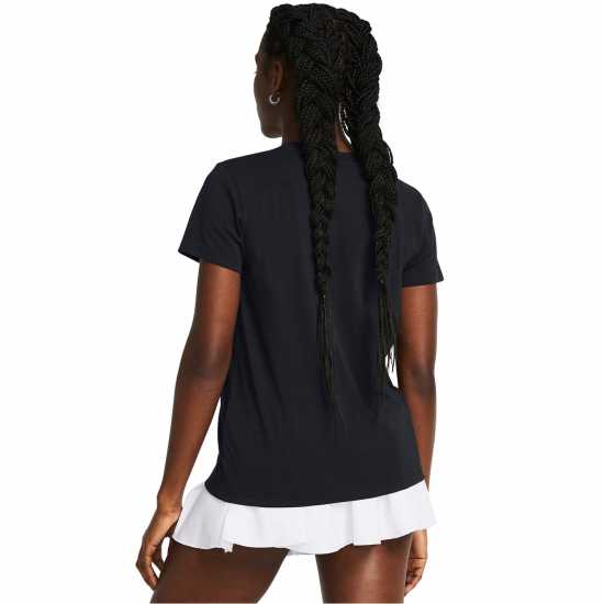 Дамски тениски и фланелки Under Armour Rival Core Short Sleeve Womens Черно Under Armour Rival Core Short Sleeve Womens Черно Дамски тениски и фланелки