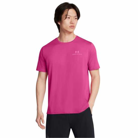 Under Armour Vanish Energy Short Sleeve Men's Розово Мъжки тениски и фланелки