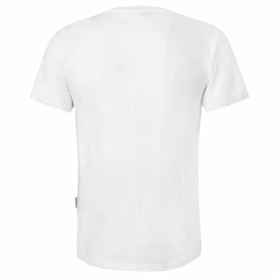 Мъжки ризи Pierre Cardin Мъжка Тениска V Neck T Shirt Mens White Pierre Cardin Мъжка Тениска V Neck T Shirt Mens White Мъжки ризи