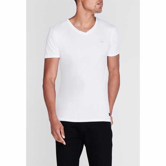 Мъжки тениски и фланелки Firetrap Мъжка Тениска Path T Shirt Mens Бяло Firetrap Мъжка Тениска Path T Shirt Mens Бяло Мъжки тениски и фланелки