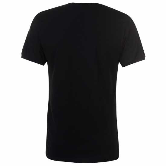Firetrap Мъжка Тениска Path T Shirt Mens Черно Мъжки тениски и фланелки