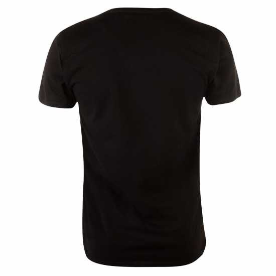 Firetrap Мъжка Тениска Path T Shirt Mens Black Мъжко облекло за едри хора