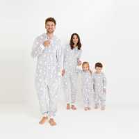 Family Glow In Dark Onesie Grey  Мъжки пижами