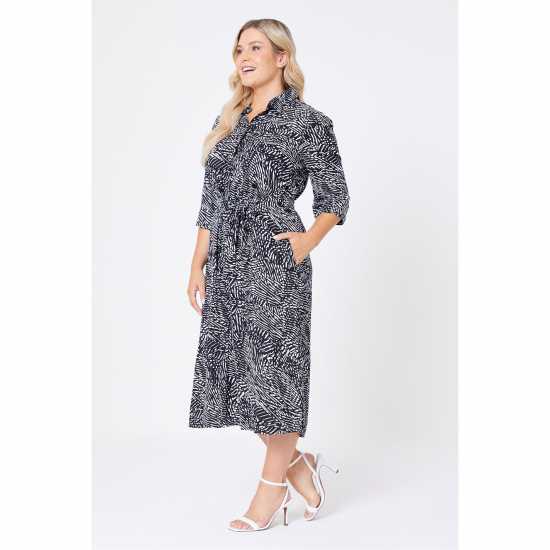 Рокля-Риза Be You Maxi Shirt Dress Geo Print  Дамски поли и рокли